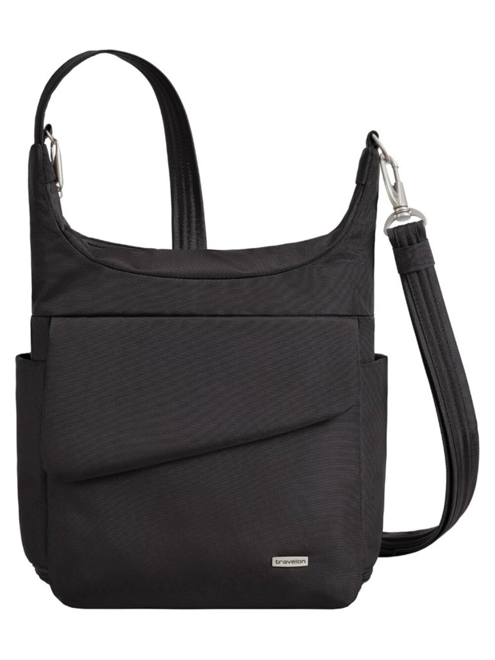 Anti-Theft Messenger Bag with RFID Blocking, Slash-Resistant Polyester,